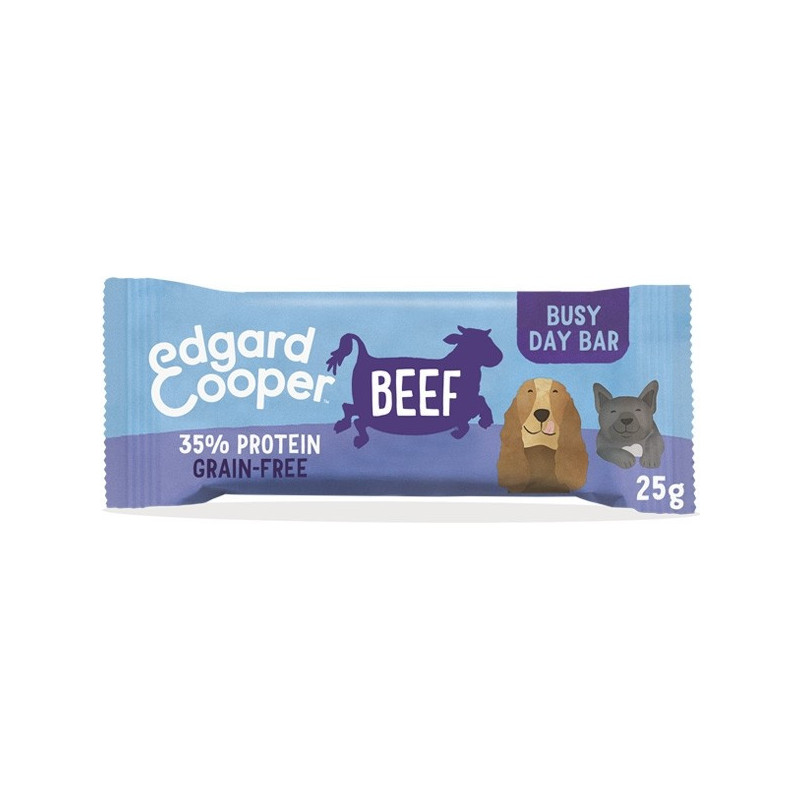 Edgard & Cooper Dog Snack Manzo con Broccoli Mirtillo Rosso Patata Dolce 25g