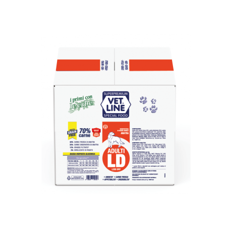 Vet Line Adulti LD Anatra 12Kg (3 Pezzi x 4Kg)