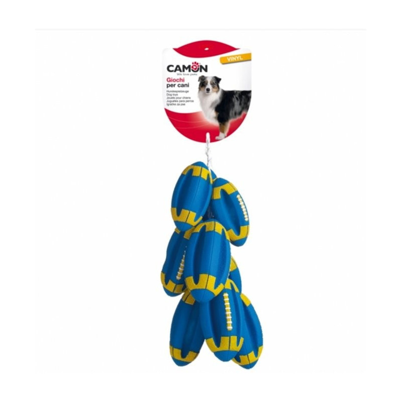 Camon Palla Rugby in Vinile Gioco per Cane