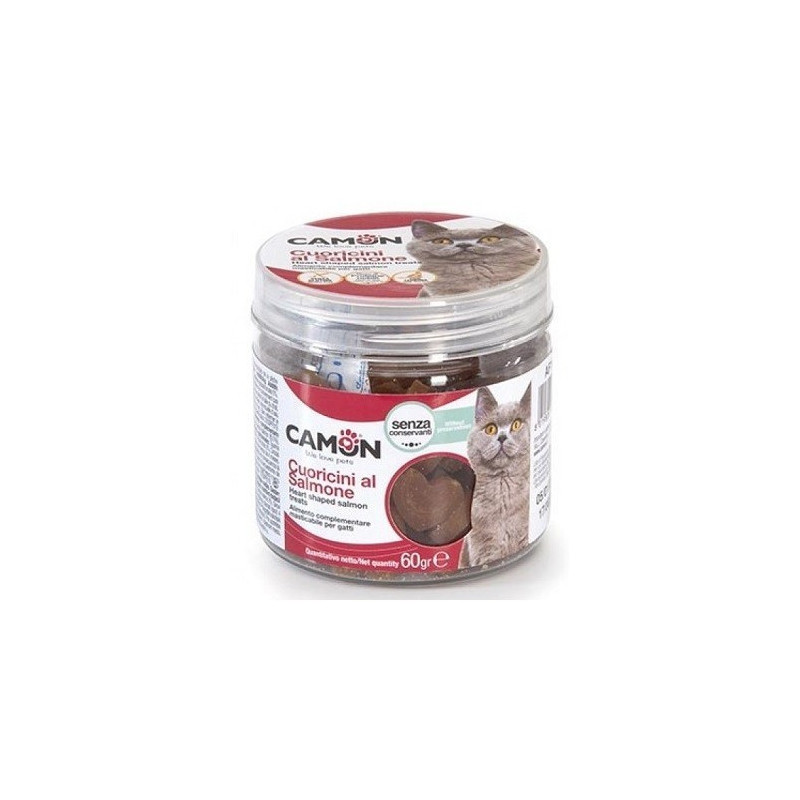 Camon Cuoricini al Salmone per Gatti da 60g