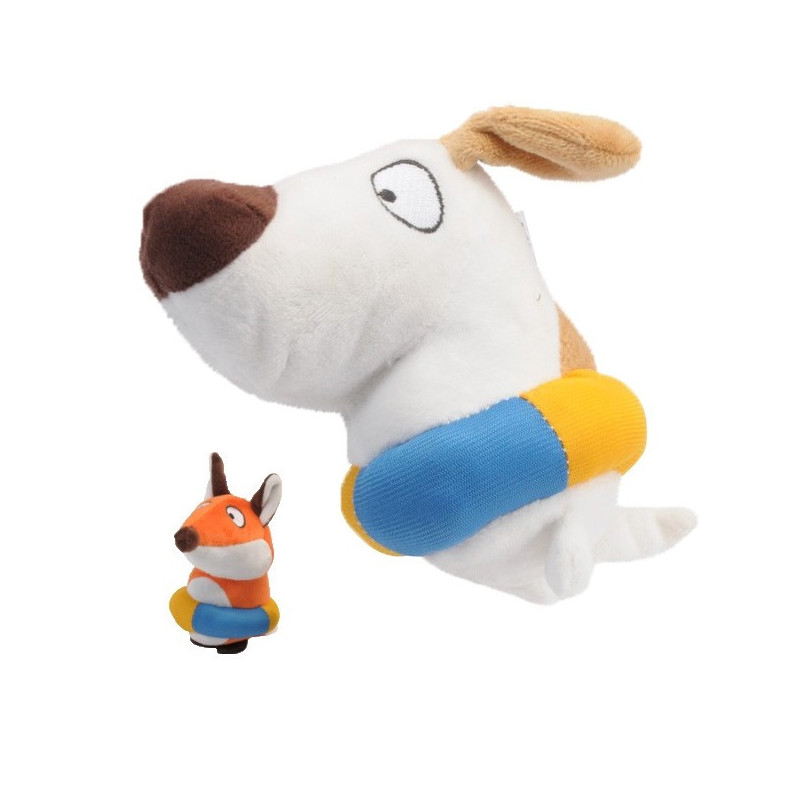Camon Gioco per Cani - Peluche Cane o Volpe c/ Salvagente c/ Squeaker