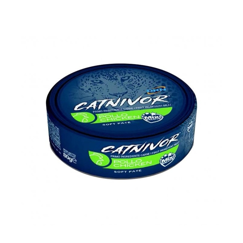 DRN Catnivor Pollo Alimento Umido  per Gatti 80g