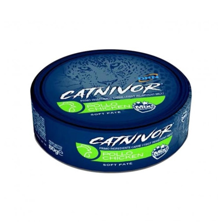 DRN Catnivor Pollo Alimento Umido  per Gatti 80g