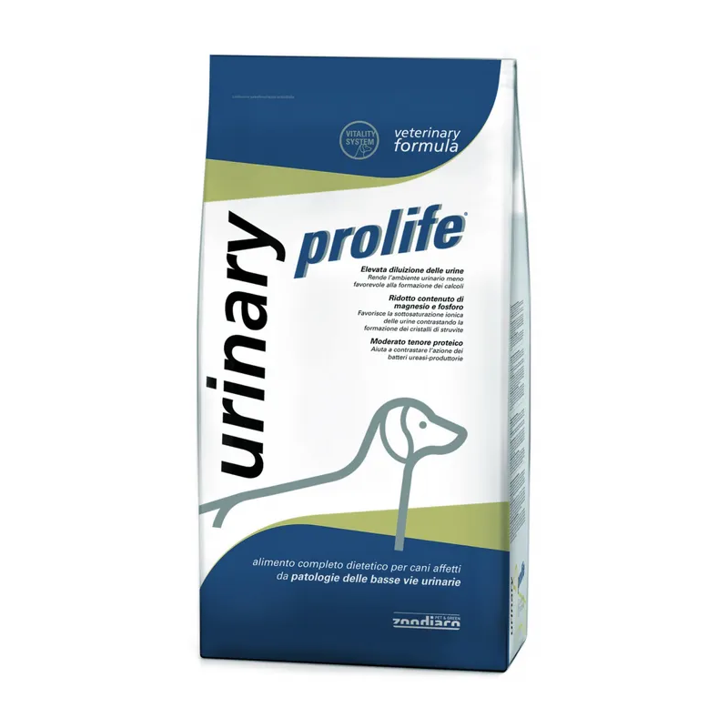 Prolife Veterinary Urinary Cibo Secco Per Cani 10kg
