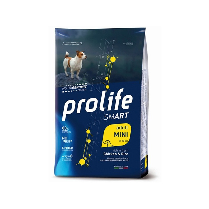 Prolife Smart per Cani Adult Mini con Pollo e Riso 2kg