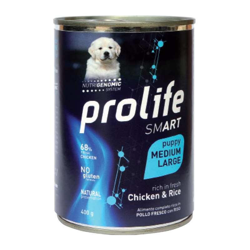 Prolife Dog Smart Puppy Medium Large Pollo e Riso 400gr