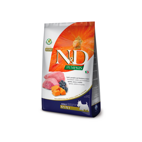 Farmina N&D Pumpkin Agnello e Mirtillo Adult Mini 7kg