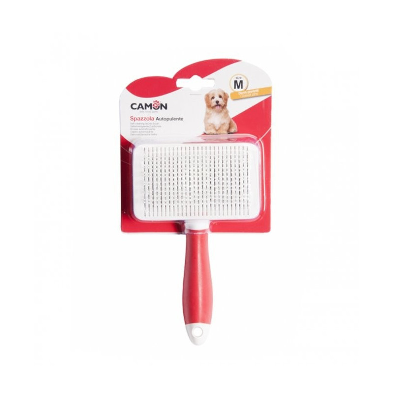 Camon Spazzola Autopulente per Cani   M