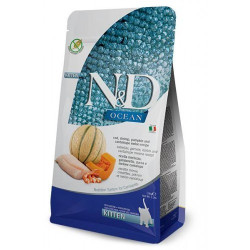 Farmina N&D Ocean - Kitten al Merluzzo, Gamberi, Zucca e Melone 5 kg